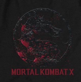 (image for) Mortal Kombat Bloody Logo T-Shirt - Click Image to Close